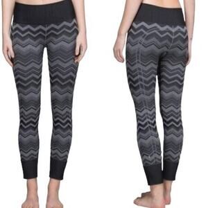 Lululemon Ebb To Street Seamless Pant Heather Black Slate Zig Zag 4